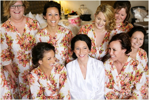 White Bridesmaids Robes