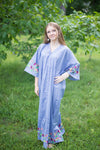 Gray Best of both the worlds Style Caftan in Little Chirpies Pattern