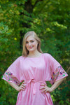 Pink Mademoiselle Style Caftan in Little Chirpies Pattern