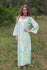 Mint The Unwind Style Caftan in Ombre Fading Leaves Pattern|Mint The Unwind Style Caftan in Ombre Fading Leaves Pattern|Ombre Fading Leaves
