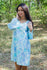Light Blue Bella Tunic Style Caftan in Ombre Fading Leaves Pattern|Light Blue Bella Tunic Style Caftan in Ombre Fading Leaves Pattern|Ombre Fading Leaves