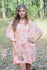 Peach Summer Celebration Style Caftan in Ombre Fading Leaves Pattern|Peach Summer Celebration Style Caftan in Ombre Fading Leaves Pattern|Ombre Fading Leaves