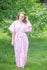 White Pink Best of both the worlds Style Caftan in Ombre Fading Leaves Pattern|White Pink Best of both the worlds Style Caftan in Ombre Fading Leaves Pattern|Ombre Fading Leaves