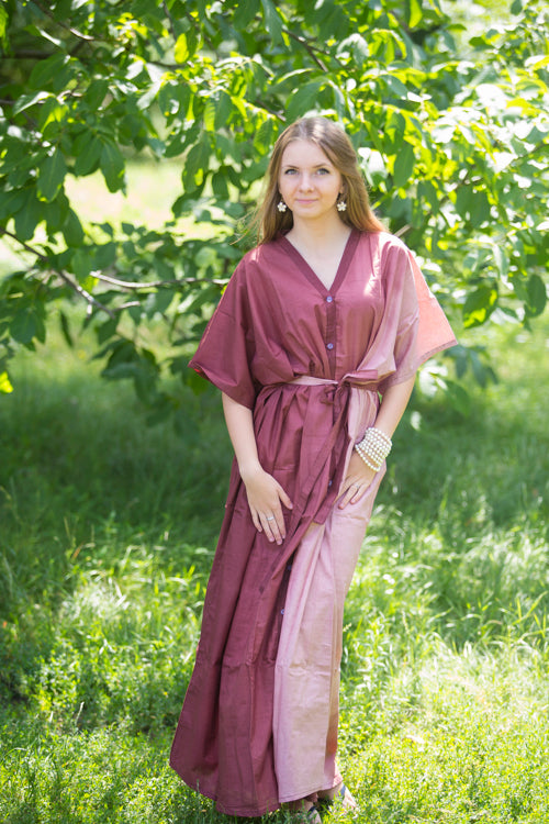 Brown Best of both the worlds Style Caftan in Ombre TieDye Pattern