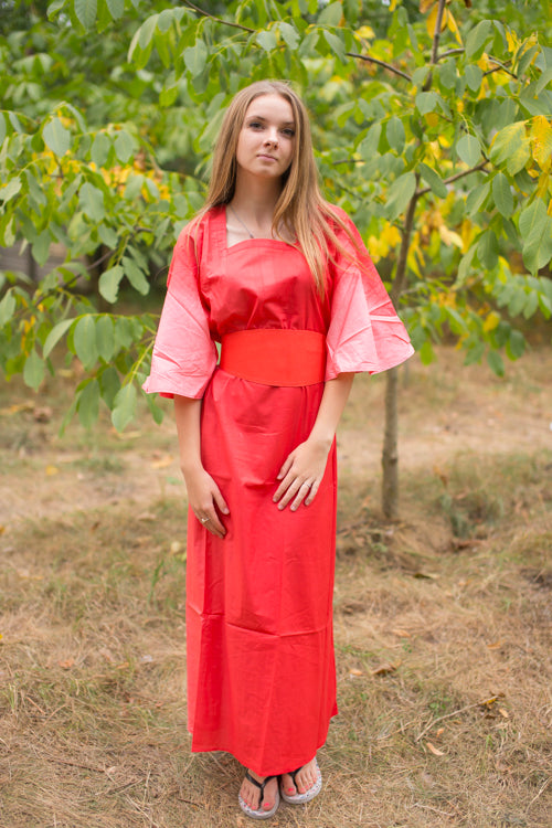 Coral Beauty, Belt and Beyond Style Caftan in Ombre TieDye