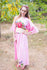 Pink Beauty, Belt and Beyond Style Caftan in One Long Flower|Pink Beauty, Belt and Beyond Style Caftan in One Long Flower|One Long Flower