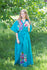 Teal Best of both the worlds Style Caftan in One Long Flower Pattern|Teal Best of both the worlds Style Caftan in One Long Flower Pattern|One Long Flower