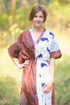 Brown The Drop-Waist Style Caftan in Perfectly Paisley Pattern
