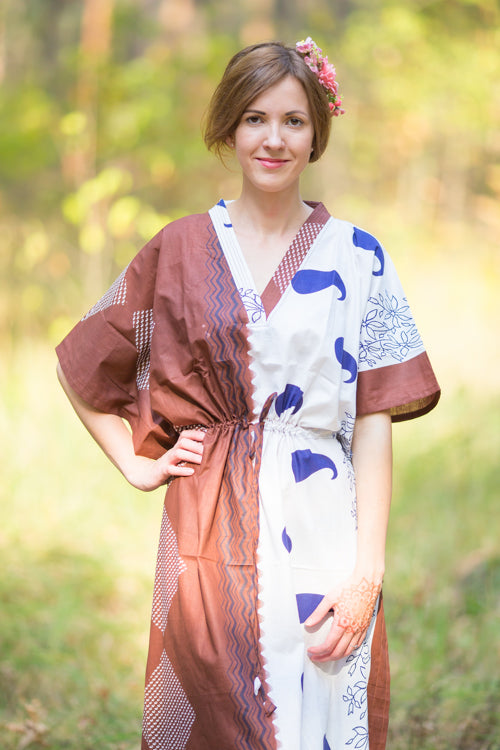 Brown The Drop-Waist Style Caftan in Perfectly Paisley Pattern|Brown The Drop-Waist Style Caftan in Perfectly Paisley Pattern|Perfectly Paisley