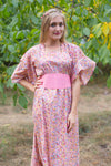 Pink Beauty, Belt and Beyond Style Caftan in Petit Florals