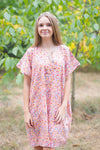 Pink Sunshine Style Caftan in Petit Florals Pattern