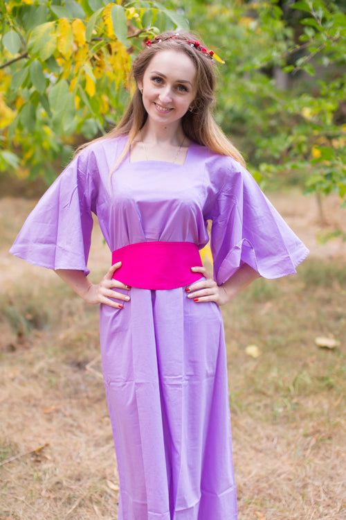 Lilac Beauty, Belt and Beyond Style Caftan in Plain and Simple|Lilac Beauty, Belt and Beyond Style Caftan in Plain and Simple|Plain and Simple