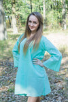 Mint Bella Tunic Style Caftan in Plain and Simple Pattern