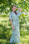 Mint Best of both the worlds Style Caftan in Romantic Florals Pattern