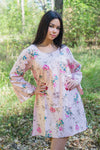 Pink Bella Tunic Style Caftan in Romantic Florals Pattern