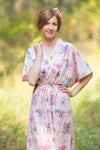Pink The Drop-Waist Style Caftan in Romantic Florals Pattern