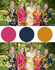 Navy Blue, Gold and Magenta Wedding Colors, Bridesmaids Robes|Navy Blue, Gold and Magenta Wedding Colors, Bridesmaids Robes|Navy Blue, Gold and Magenta Wedding Colors, Bridesmaids Robes