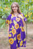 Purple Sunshine Style Caftan in Sunflower Sweet Pattern|Purple Sunshine Style Caftan in Sunflower Sweet Pattern|Sunflower Sweet