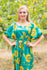 Teal Cut Out Cute Style Caftan in Sunflower Sweet Pattern|Teal Cut Out Cute Style Caftan in Sunflower Sweet Pattern|Sunflower Sweet