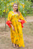 Yellow Frill Lovers Style Caftan in Sunflower Sweet Pattern|Yellow Frill Lovers Style Caftan in Sunflower Sweet Pattern|Sunflower Sweet