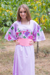 Lilac Beauty, Belt and Beyond Style Caftan in Swirly Floral Vine