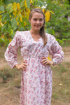 Pink Shape Me Pretty Style Caftan in Tiny Blossoms Pattern