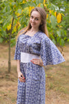 Gray Beauty, Belt and Beyond Style Caftan in Tribal Aztec