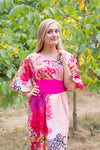 Peach Beauty, Belt and Beyond Style Caftan in Vibrant Foliage