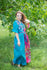 Teal Best of both the worlds Style Caftan in Vibrant Foliage Pattern|Teal Best of both the worlds Style Caftan in Vibrant Foliage Pattern|Vibrant Foliage