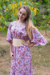 Lilac Beauty, Belt and Beyond Style Caftan in Vintage Chic Floral