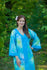 Blue The Glow-within Style Caftan in Watercolor Splash Pattern|Blue The Glow-within Style Caftan in Watercolor Splash Pattern|Watercolor Splash