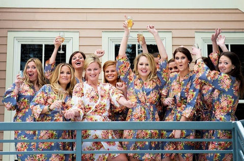 Gray Bridesmaids Robes