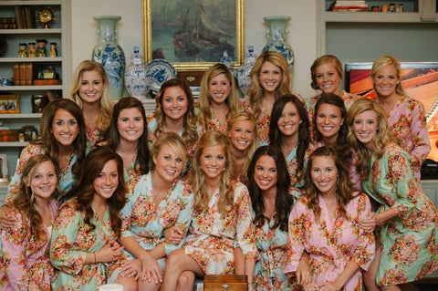 Mix Matched Bridesmaids Robes
