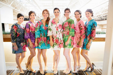 Mix Matched Bridesmaids Robes