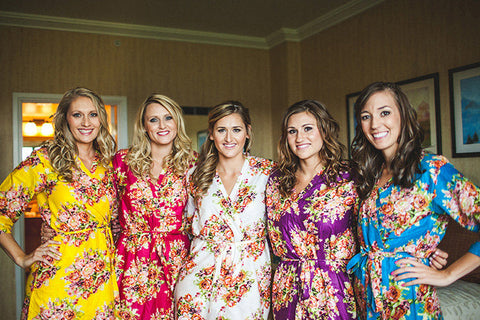 Mix Matched Bridesmaids Robes