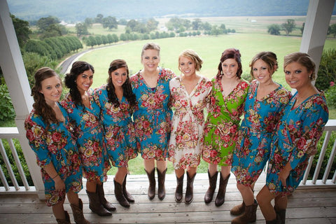 Mix Matched Bridesmaids Robes