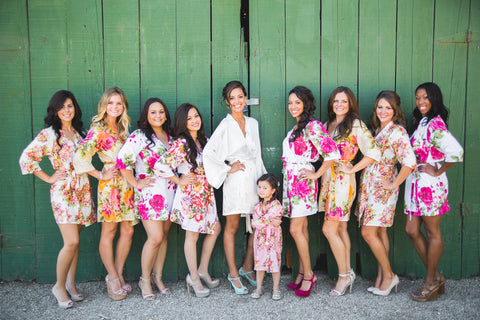 Mix Matched Bridesmaids Robes