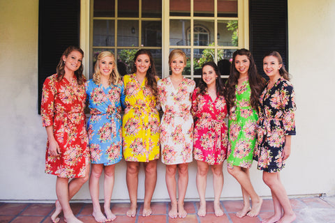 Mix Matched Bridesmaids Robes