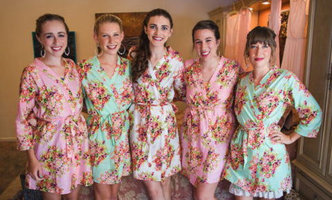 Mix Matched Bridesmaids Robes