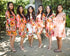 Coral Bridesmaids Robes|D SERIES|D SERIES 2|BIG FLOWER ROBES|BIG FLOWER ROBES2|BIG FLOWER2