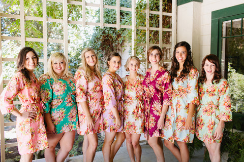 Mix Matched Bridesmaids Robes