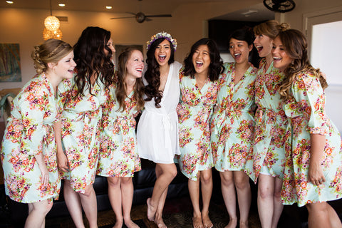 Mint Bridesmaids Robes