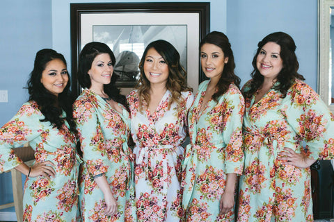 Mint Bridesmaids Robes