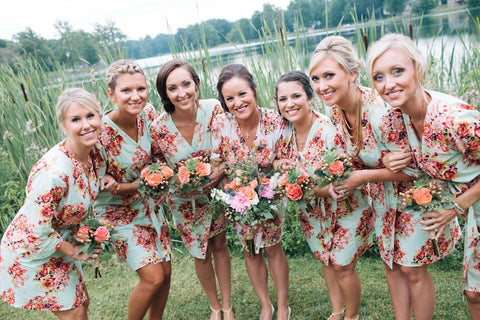 Mint Bridesmaids Robes