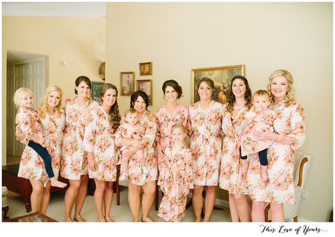 White Bridesmaids Robes