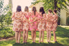 Pink Bridesmaids Robes