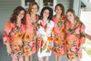 Coral Bridesmaids Robes