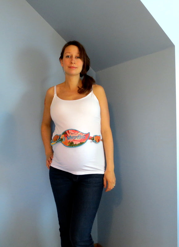 9 Months Maternity Sash